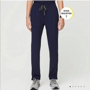 Navy blue High Waisted Yola scrub pants